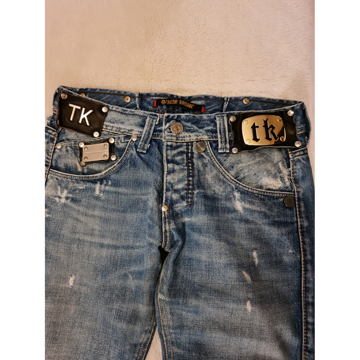 Straight jeans TAKESHY KUROSAWA Blue 
